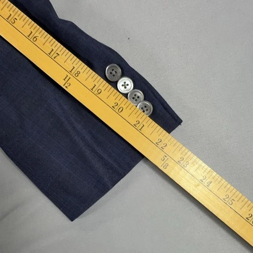Hickey Freeman Tasmanian Super 150's Blazer Men's Blue Wool Tweed Formal Jacket image 18