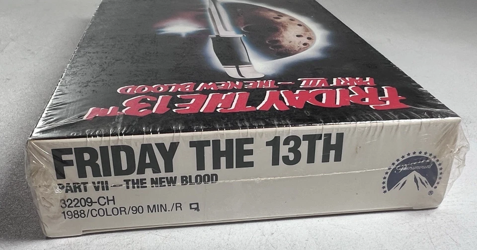 New Sealed Friday The 13th Part VII 7 The New Blood VHS 1988 Horror Vintage - Image 3 of 4