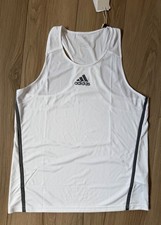 ADIDAS Womens Team Singlet Traning Tank Top White M NWT Aeroready
