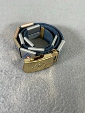 Cub Scout Belt with solid brass buckle Loop Slides Merit Badges