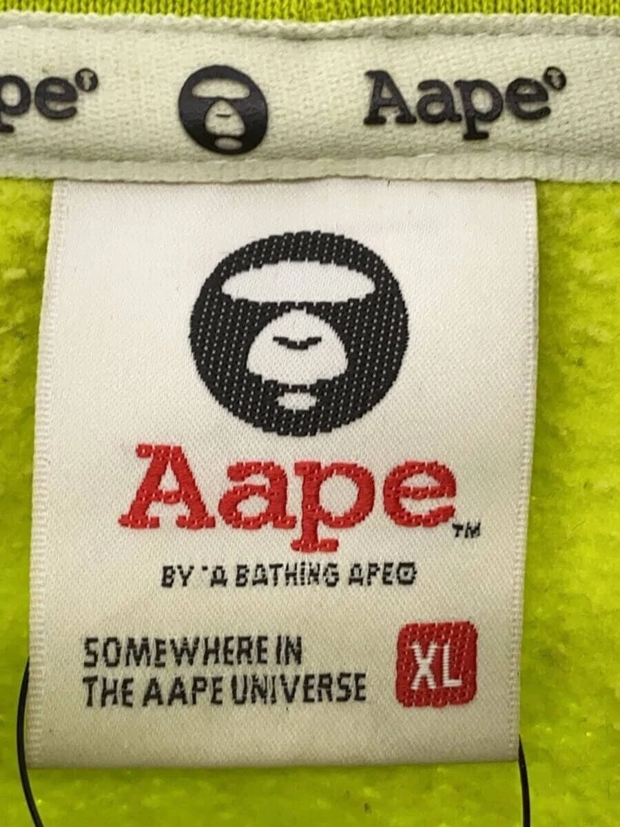 A BATHING APE (BAPE) Felpa con cappuccio AAPE BY A BATHING APE gialla XL usata