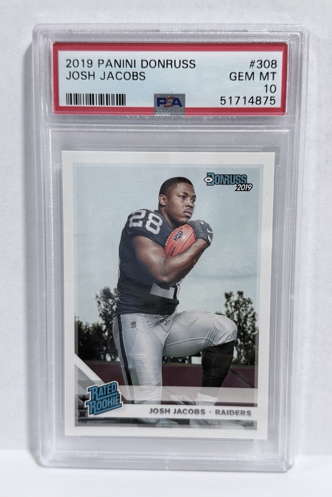 Josh Jacobs Panini Donruss #308 Base