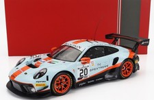 IXO PORSCHE 911 991 GT3 R 4.0L FLAT-6 WINNER 24h SPA 2019 #20 1/18 Scale New!