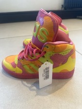 Good Condition Jeremy Scott Adidas High Tops Multicolour 