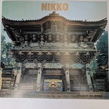 c1980s Nikko Japan Tobu Railways Travel Booklet Brochure Temple Photos Vtg