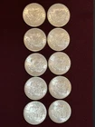 Lot of 10 Morgan Silver Dollars (1878–1921) – 90% Silver – BU Condition 🔥🔥🔥🔥