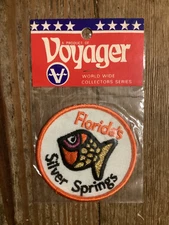 Vintage Original Voyager Emblems Floridas Silver Springs NOS Mip Patch