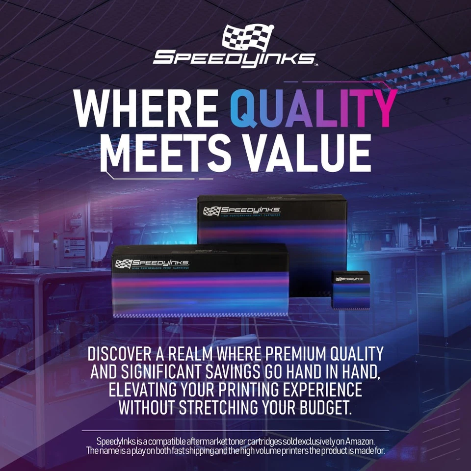 Speedy Compatible Canon 046H High Yield Toner: 2 Black 1 Cyan 1 Magenta 1 Yellow - Image 2 of 4