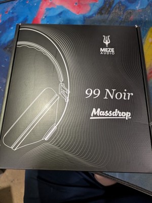Meze Audio Massdrop 99 Noir Over-Ear Closed-Back Headphones Black 3.5mm Jack