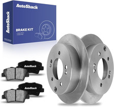 Autoshack Rear Brake Rotors Ceramic Brake Pads |  for 2010-2013 Kia Soul 1.6L 2.