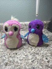 Hatchimals Penguala Pink/White Purple/Blue Penguin Interactive Toy LOT Mk Offr