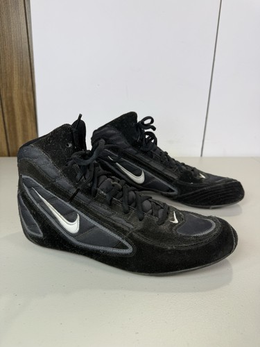 Vintage Rare Nike Wrestling SpeedSweep 2002 Black and White Size 11 030608