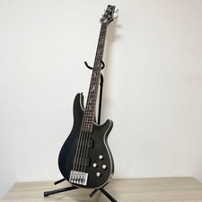 Schecter Damien Platinum-5 5 String Bass Satin Black Tested Working