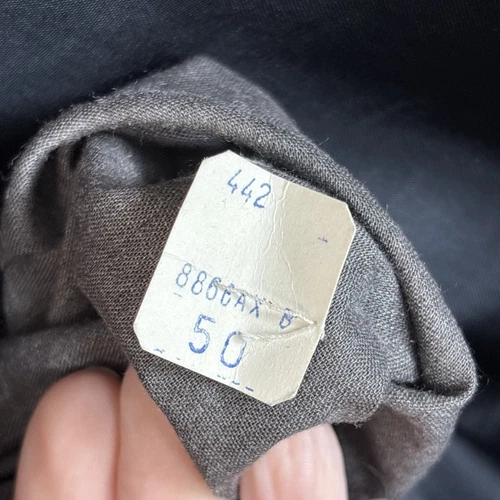 Lands End Vintage Tweed Jacket 44R Brown Herringbone Blazer 100% Silk Sport Coat - Picture 8 of 22