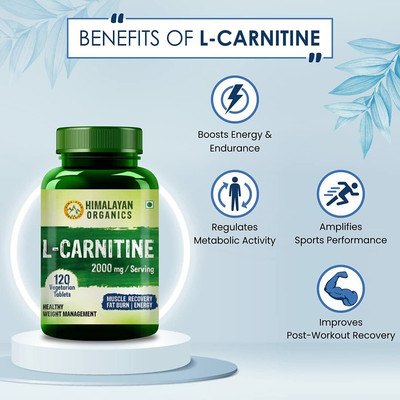 l-carnitine 2000 mg benefits Himalayan Organics L Carnitine 2000mg Fat Burn & Energy 120 Tablet Free Shipping Pack Size:2 Bottles Anti-Aging IV Seattle - Nutridyn
