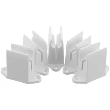 6 Pcs Roller Shutter Crank Handle Wall Mount Bracket Plastic Clamp Holder