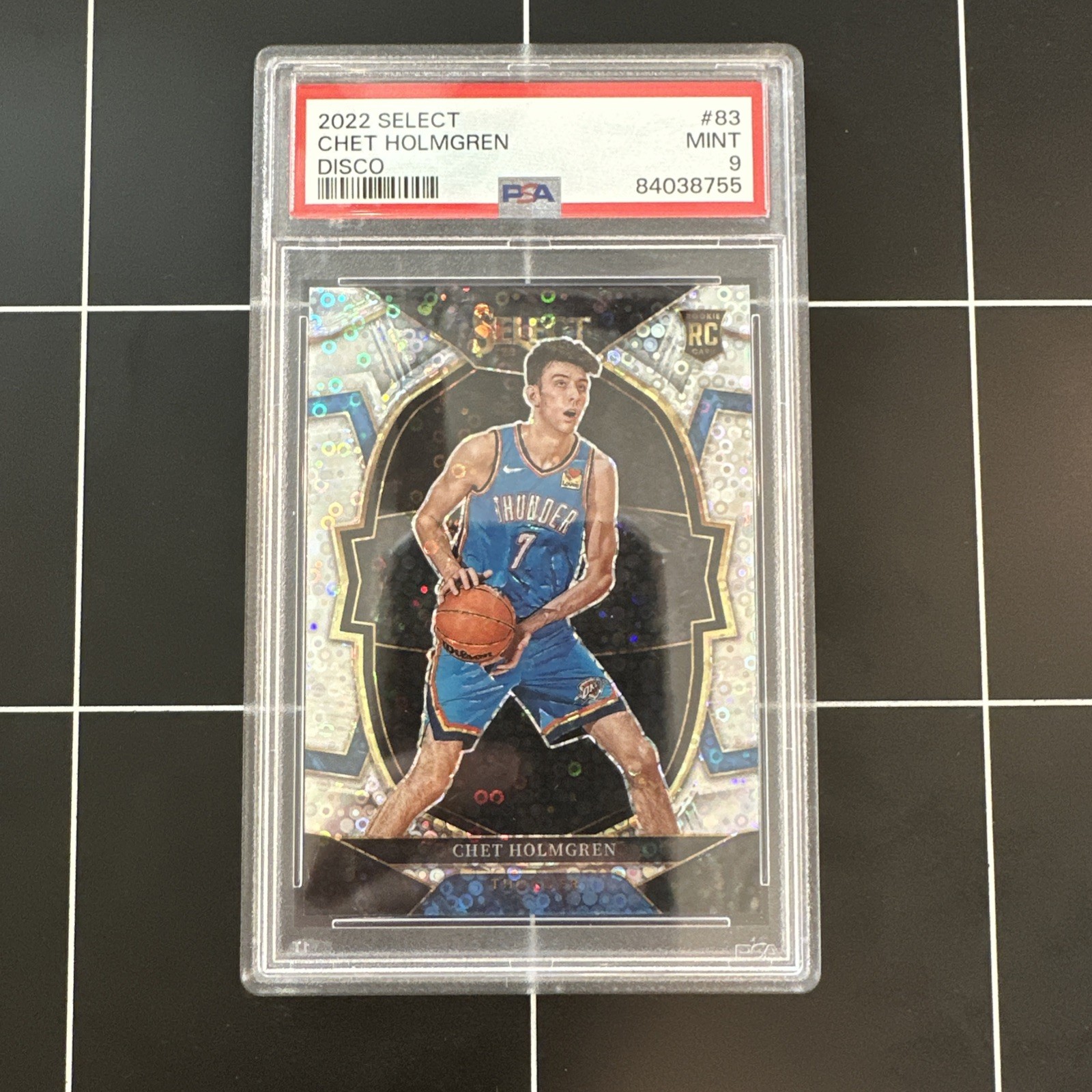 2022 Select Chet Holmgren RC #83 Disco PSA 9