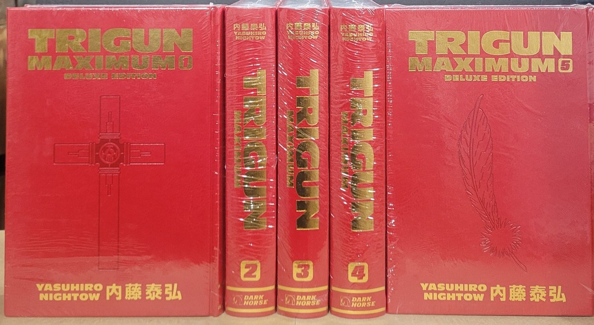 TRIGUN/TRIGUN MAXIMUM Vol 1 - 5 Manga Complete HC Deluxe Edition