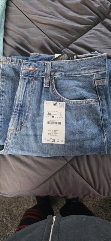 ZARA - TALL Women's Jeans Wide Leg Lo Rise  Size 6 (38)