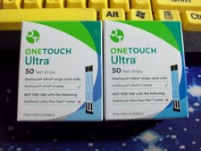 100 ONE TOUCH ULTRA TEST STRIPS 2 BOXES OF 50, EXP 4  5-26, GOOD SEALED BOXES