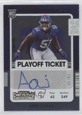 2021 Panini Contenders Rookie Playoff Ticket 40/99 Azeez Ojulari #169 Auto s3g