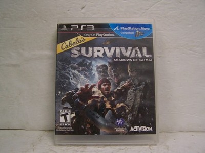 Cabela's Survival: Shadows of Katmai (Sony PlayStation 3, 2011) No Manual