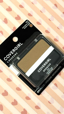 *LOWEST PRICE* Covergirl Cheekers 104 GOLDEN TAN Hint of Shimmer Powder Bronzer