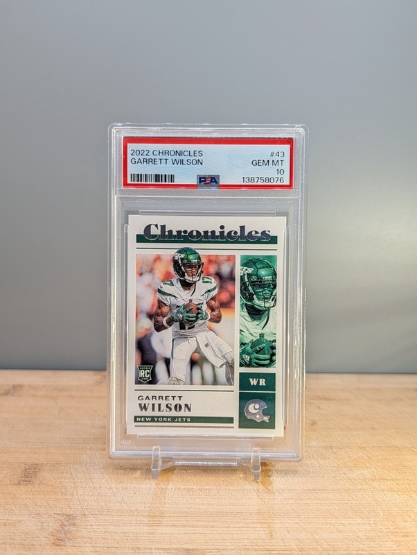 2022 Panini Chronicles Garrett Wilson #43 PSA 10