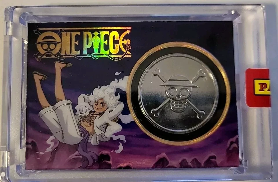 Panini One Piece Treasure Box Collection Luffy Card Mit Silber Coin