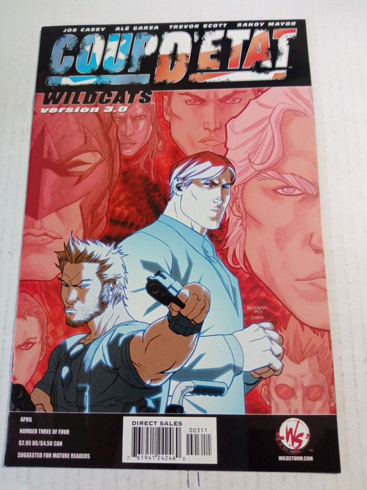Coup D'etat Wildcats Version 3.0 #3 2004 Wildstorm Comics Combine ...