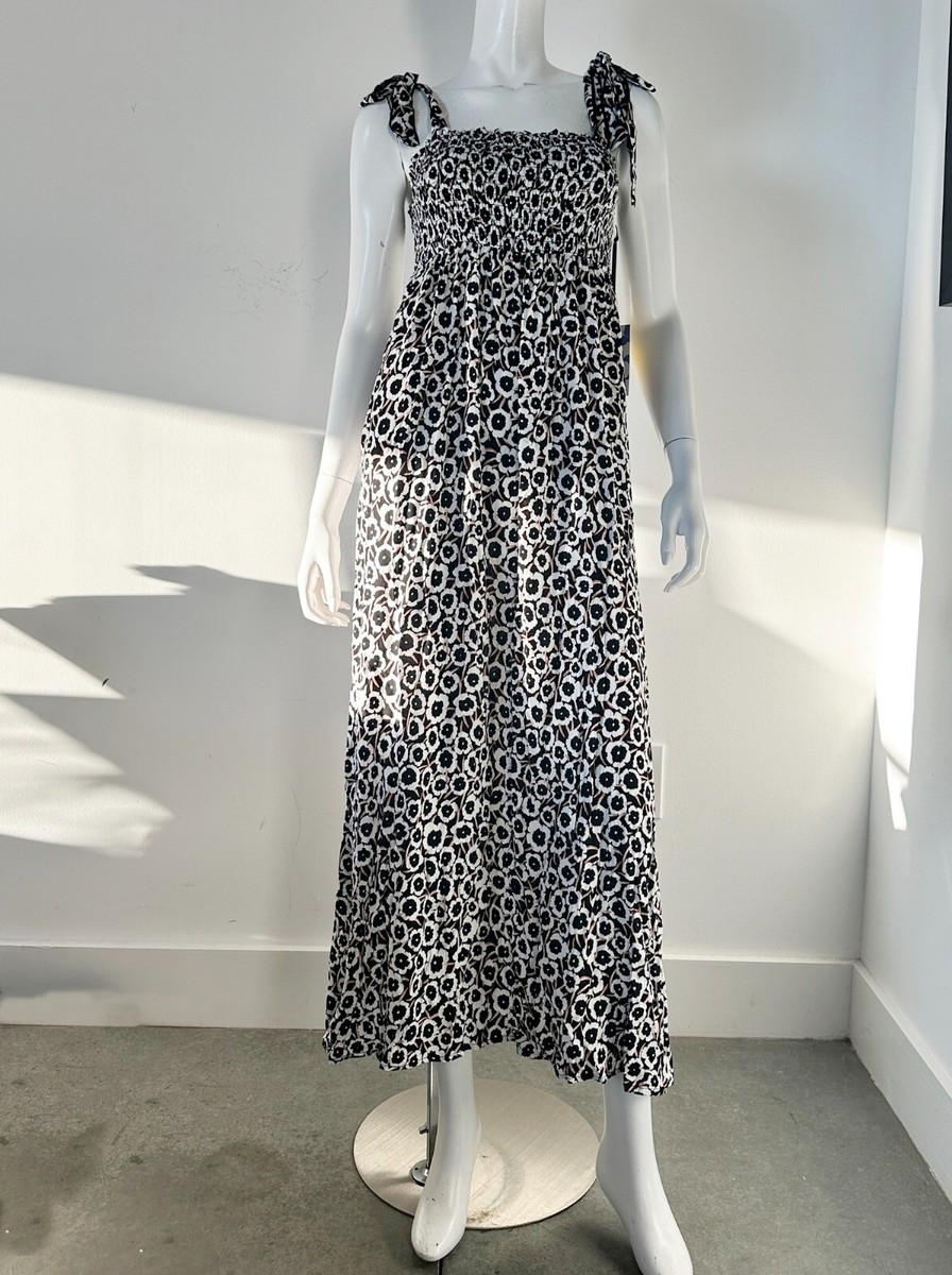 Diane von Furstenberg x Target Dress Smocked Maxi Black