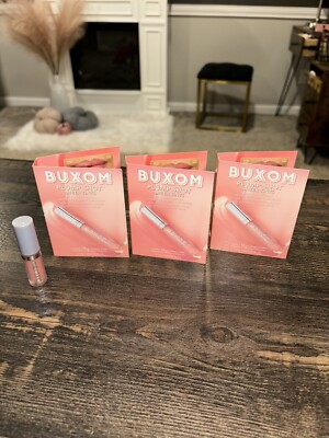 3 Buxom Plump Shot Sheer Tints Collagen Peptides Lip Plumbing Serum SOFT BLUSH