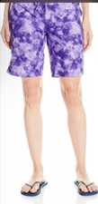 Kanu Surf Wome's Marina UPF 50 Active Swim Board Shorts Sydney Purple 2