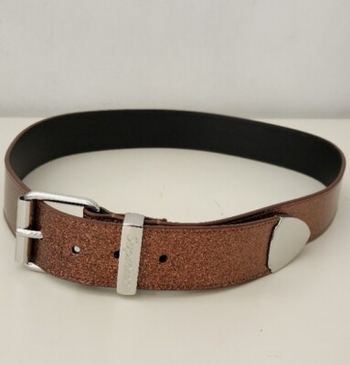 FW22 Supreme Glitter Vinyl Ranger Belt Size M Medium Brown FW22 Supreme Glitter Vinyl Ranger Belt Size M Medium Brown