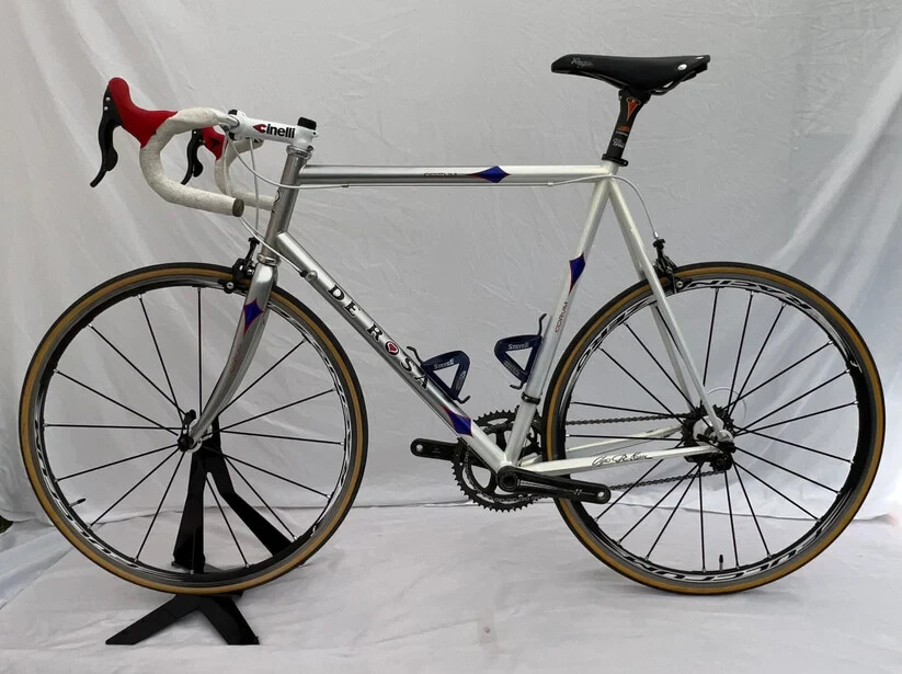 De Rosa Corum Steel Vintage Bike 60 cm Super Record 11 Speed