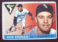 1955 Topps Bob Keegan (Chicago White Sox) #10 Low Grade