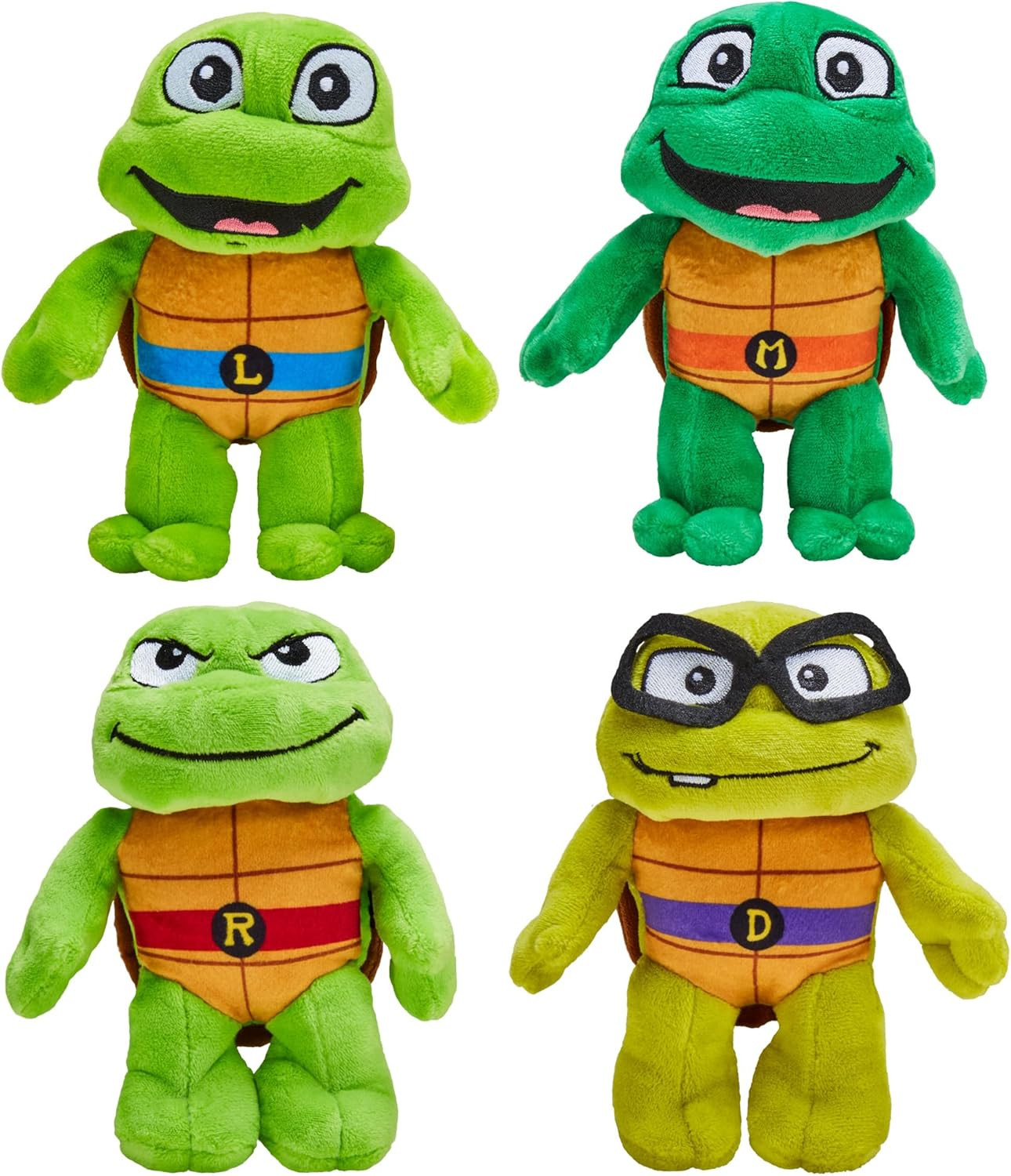 Черепашки-ниндзя-мутанты-подростки Tales of the TMNT Toddler Plush 4Pk