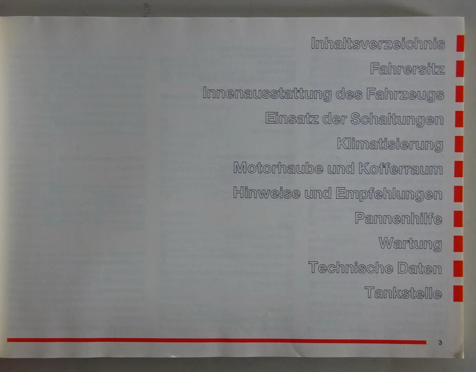 Betriebsanleitung / Handbuch Alfa Romeo 33 Sport Wagon Stand 03/1991 Foto 2 de 4