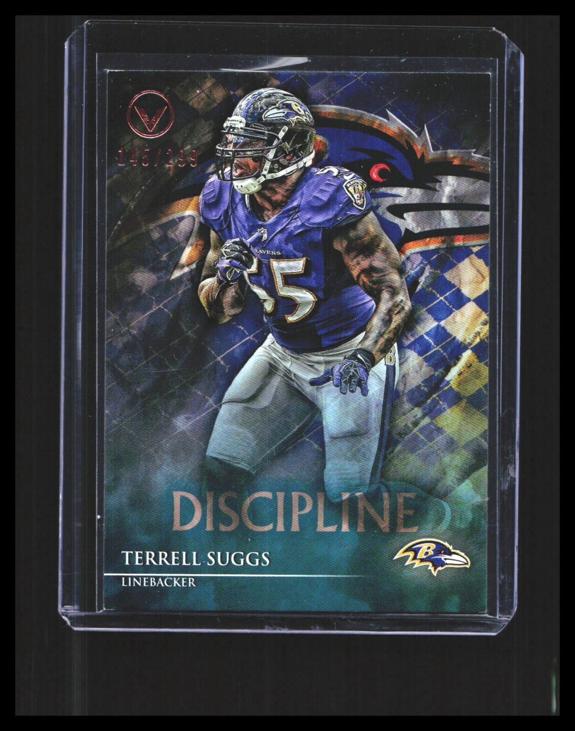 2014 Terrell Suggs Topps Valor Discipline /299 #40 Baltimore Ravens