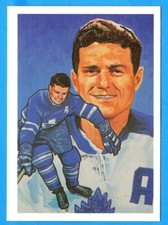 Allan Stanley 1985 Cartophilium Hockey Hall of Fame #238 (ex-mt) Toronto