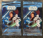 2 Packs Star Wars Attack of the Clones Trading Card Game Packs Sealed
