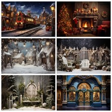 Christmas Photography Backdrop Portrait Party...