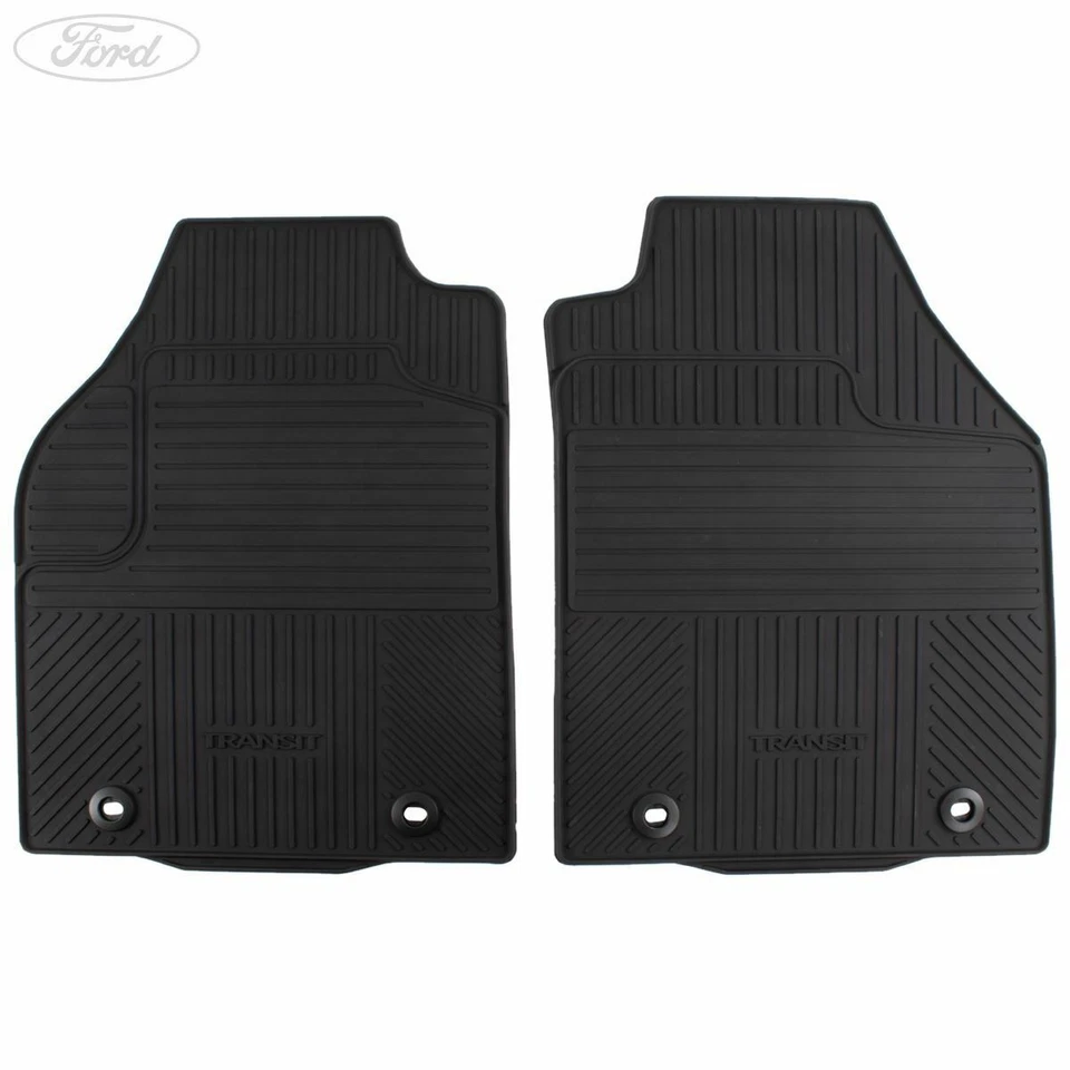 Genuine Ford Transit Connect Front Rubber Contoured Floor Mats 2002-2013 1685505 - Image 4 of 4
