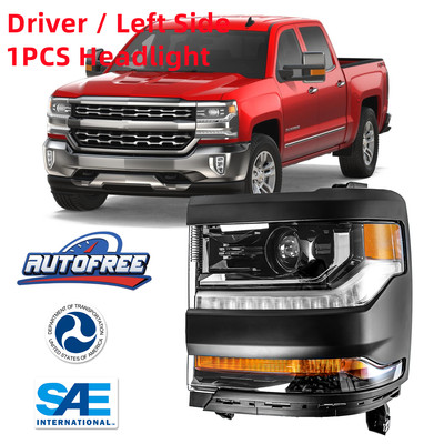 Driver Side HID/Xenon Headlight Assembly For 2016-2019 Chevy Silverado 1500 – ROXX