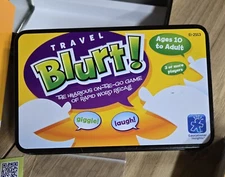Travel Blurt Word Game, Educational Insights, New Yet Not Sealed Outer Box, Fun