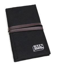 MRKT Travel Sunglasses Case Felt Black Holder Wrap Mad Rabbit Kicking Tiger