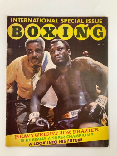 VINTAGE International Boxing Special 1970 poids lourd Joe Frazier sans étiquette - Photo 1 sur 2