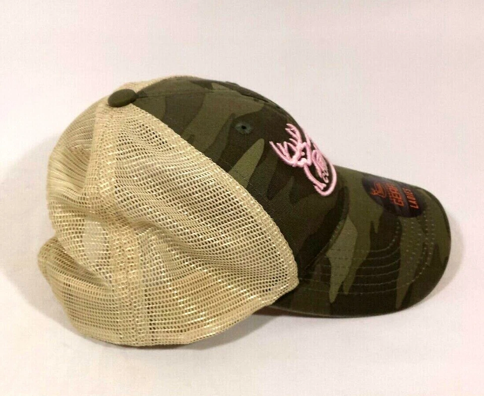 Commander gear PinkWomens Camo Hunting Cap Baseball Hat adjustable - Image 2 of 4