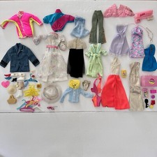 Lot of 56 Vintage 1960's - 2000s Barbie Clothes Accessories  Other Doll outfits