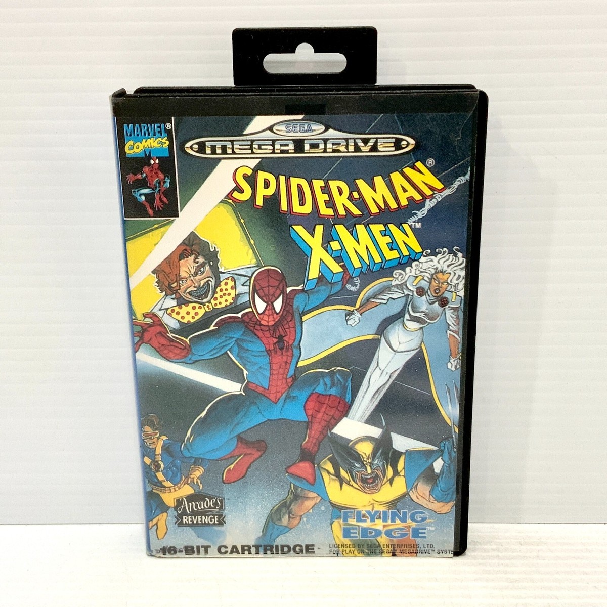 SPIDER-MAN X-MEN ARCADE Revenge Sega Mega Drive With Manual🔥GREAT